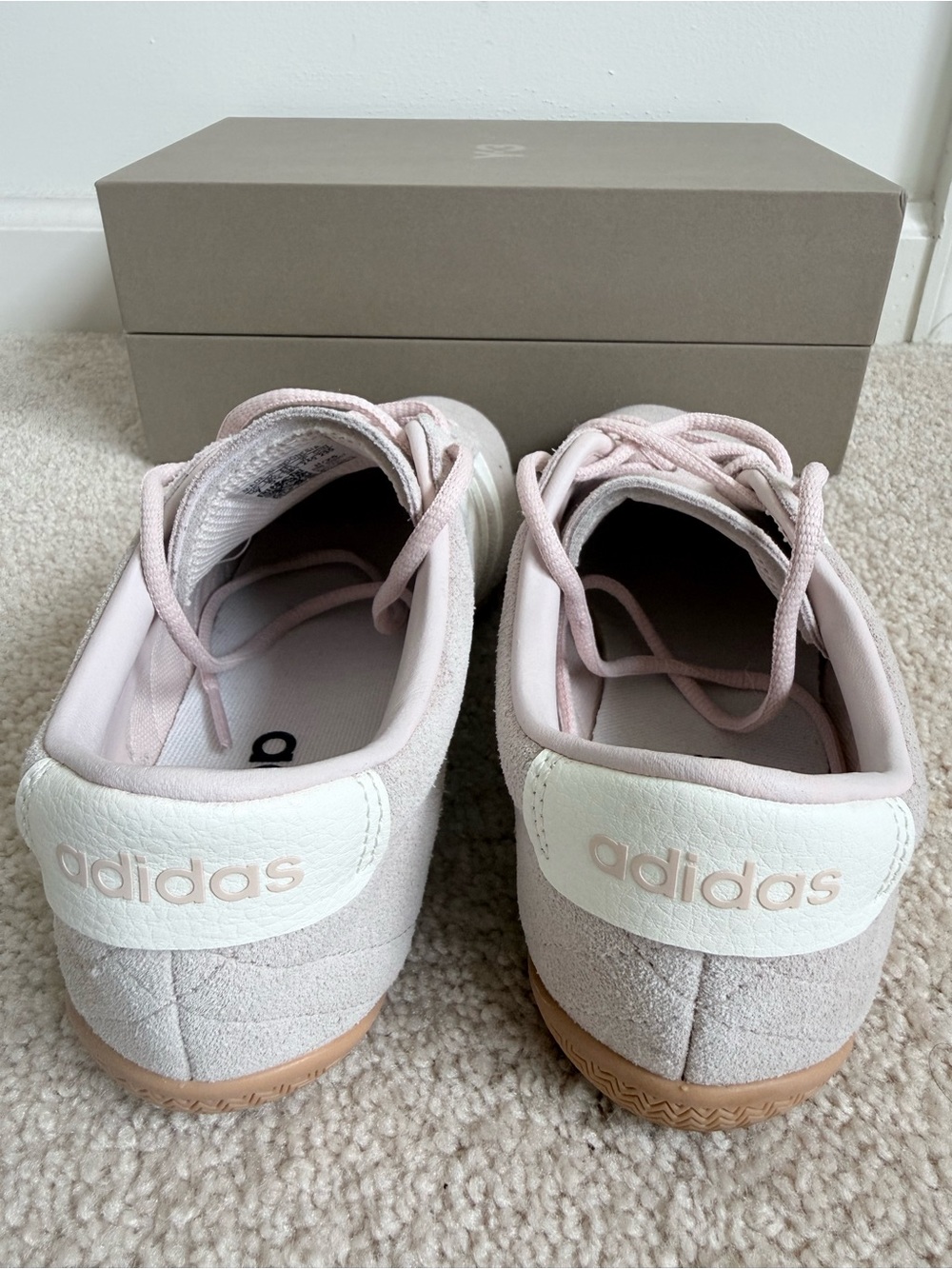 adidas Women's Grand Court Lo Suede Sneakers in Wonder Quartz EUC - Picture 6 of 9